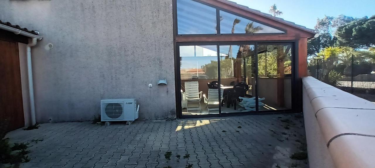 Patios De La Mer Villa A 200 M De La Plage- Clim - Wifi - Parking Saint-Cyprien  Zewnętrze zdjęcie